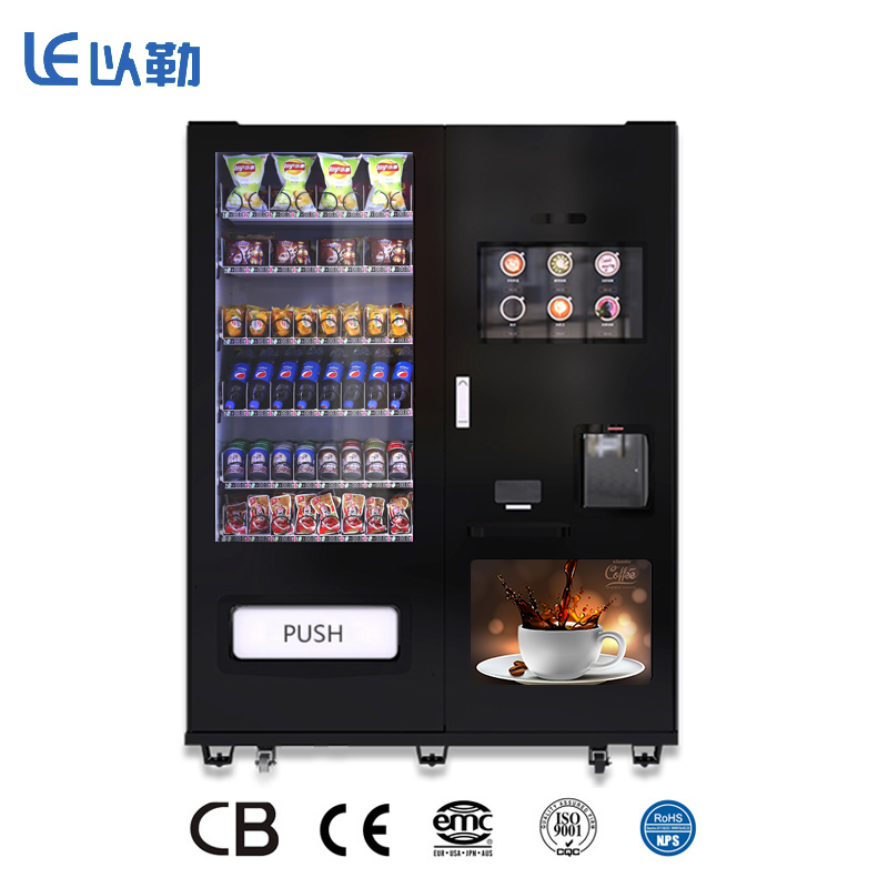 24 Hours Self Service Combo Vending Machine With CE CB
