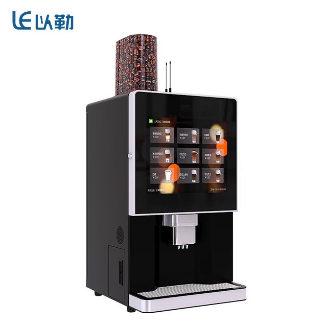 Automatic Smart Commercial Fresh Ground Coffee Vending Machine with 15 Inch Touch Screen