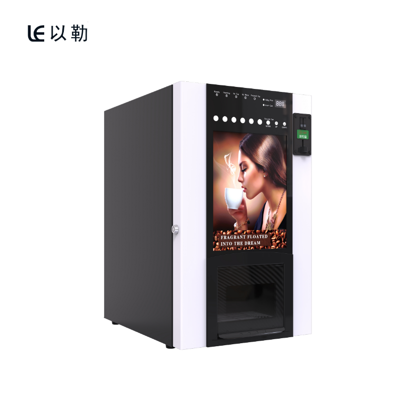 Coin Operated 6 Flavors Instant Coffee Vending Machine LE302B 